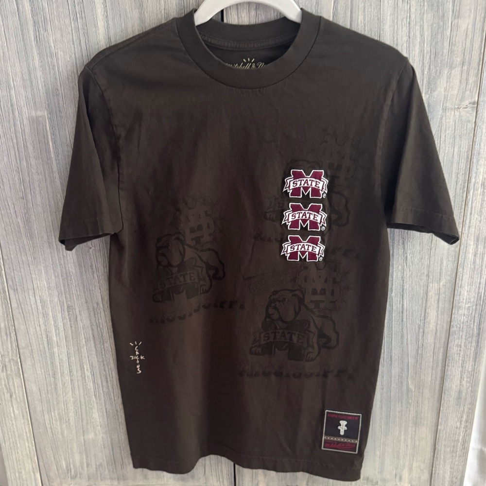 Cactus Jack by Travis Scott x Mitchell & Ness Mississippi State T-Shirt